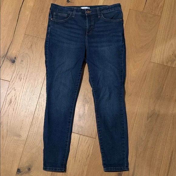 LC Lauren Conrad Dark Blue Skinny Jeans - Picture 1 of 1